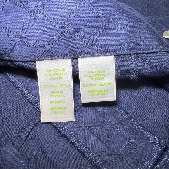 Lilly Pulitzer true Navy Ellie Fringe shorts - Picture 13 of 14